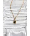 ietaks™ 316L Çelik Zincir Gold Renk Vintage Model Kadın Kolye