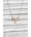 316L Çelik Zincir Gold Renk Yıldız Model Kadın Kolye TJ-BKO11068