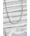 ietaks™ 316L Çelik Zincir Gümüş Renk 60 cm Yılan Zincir Kadın Kolye
