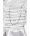 ietaks™ 316L Çelik Zincir Gümüş Renk 60 cm Yılan Zincir Kadın Kolye