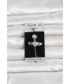 316L Cerrahi Çelik Kanatlı Kalp Model Göbek Piercing