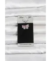 316L Cerrahi Çelik Pembe Fiyonk Model Göbek Piercing