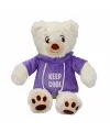 3192 Kapüşonlu Peluş Ayı 30 cm -Sunman