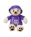 3192 Kapüşonlu Peluş Ayı 30 cm -Sunman