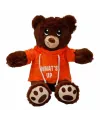 3192 Kapüşonlu Peluş Ayı 30 cm -Sunman