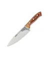 32160 Elite Şef Bıçağı 19 Cm - Perçinli Kahverengi Kompozit Sap