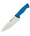 34161 Duo Şef Bıçağı 21 Cm - Mavi Kaymaz Sap
