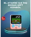 3.5 İnç Lcd Ekranlı 666 Oyunlu Taşınabilir Retro Oyun Konsolu