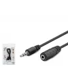 3.5 Mm Aux Uzatma Kablosu 1.2 M - Siyah HDX1004
