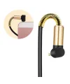 3.5mm Aux Kablosu Jak Erkek Erkek L Tipi 1 Metre Ses Aktarım Kablosu