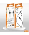 3.5mm Jack Hasır Aux Kablo BlueWolf MK-031