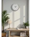 36 Cm Beyaz Dekoratif Duvar Saati