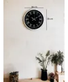 36 Cm Beyaz Dekoratif Duvar Saati