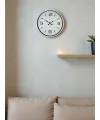 36 Cm Beyaz Modern Dekoratif Duvar Saati