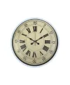 36 Cm Beyaz Retro Dekoratif Duvar Saati