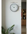 36 Cm Beyaz Roman Rakamlı Duvar Saati