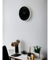 36 Cm Beyaz Zarif Duvar Saati