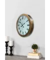 36 cm Eskitme Metal Roma Rakamlı Duvar Saati