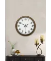 36 cm Eskitme Metal Standart Duvar Saati