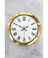 36 cm Gold Metal Roma Rakamlı Duvar Saati