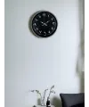 36 Cm Gri Arapça Rakamlı Duvar Saati