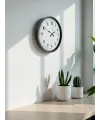 36 Cm Gri Dekoratif Duvar Saati