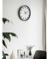 36 Cm Gri Sade Dekoratif Duvar Saati