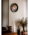 36 Cm Kahverengi 24 Saat Göstergeli Duvar Saati