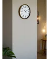 36 Cm Kahverengi Dekoratif Duvar Saati