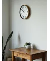 36 Cm Kahverengi Dekoratif Duvar Saati
