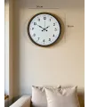 36 Cm Kahverengi Dekoratif Duvar Saati