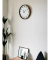 36 Cm Kahverengi Dekoratif Şık Duvar Saati