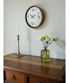 36 Cm Kahverengi Modern Dekoratif Duvar Saati