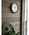 36 Cm Kahverengi Modern Dekoratif Duvar Saati