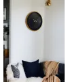 36 Cm Kahverengi Modern Duvar Saati