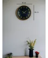 36 Cm Kahverengi Modern Duvar Saati