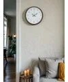 36 Cm Kahverengi Sade Dekoratif Duvar Saati