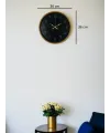 36 Cm Kahverengi Standart Duvar Saati