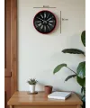 36 Cm Kırmızı Asil Duvar Saati