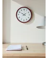 36 Cm Kırmızı Dekoratif Duvar Saati