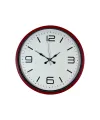 36 Cm Kırmızı Modern Dekoratif Duvar Saati