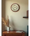 36 Cm Kırmızı Retro Duvar Saati