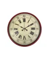 36 Cm Kırmızı Retro Duvar Saati