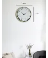 36 Cm Krem 24 Saat Göstergeli Duvar Saati