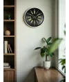 36 Cm Krem Dekoratif Duvar Saati
