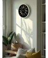 36 Cm Krem Dekoratif Duvar Saati