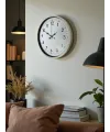 36 Cm Krem Dekoratif Duvar Saati