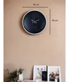 36 Cm Krem Dekoratif Duvar Saati