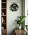 36 Cm Krem Dekoratif Duvar Saati