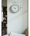 36 Cm Krem Dekoratif Duvar Saati
